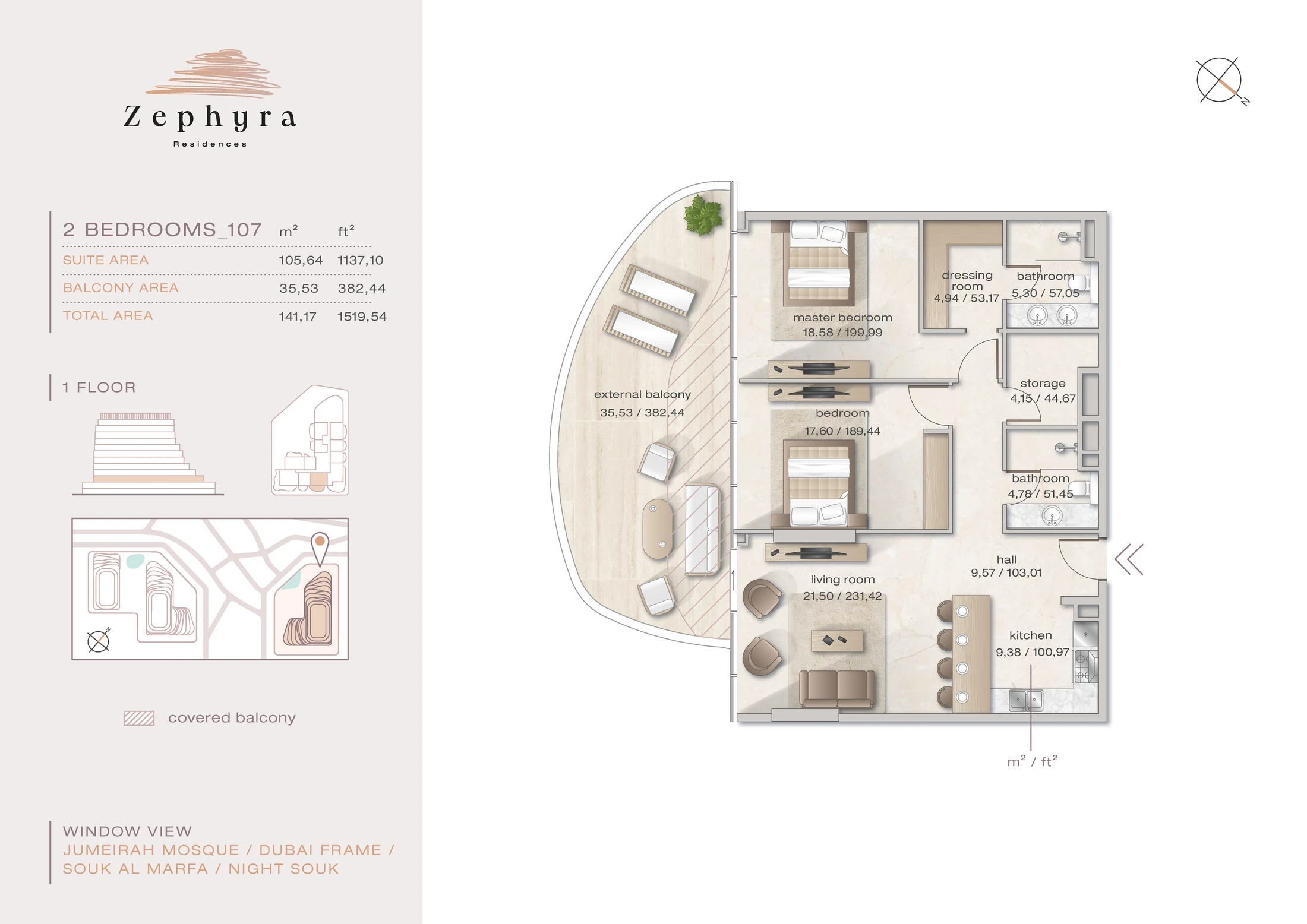 ZEPHYRA 107 floor plan