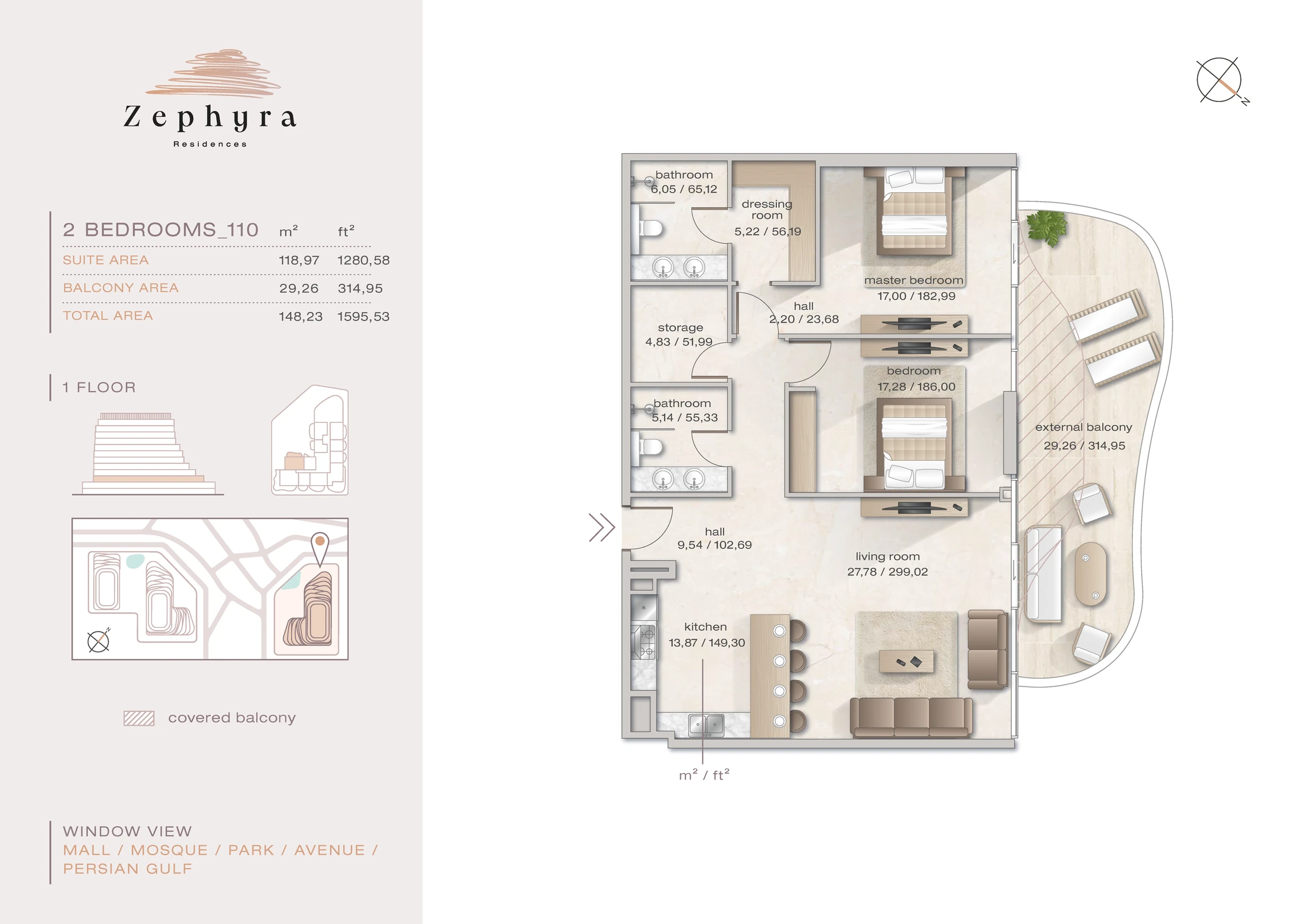 ZEPHYRA 110 floor plan
