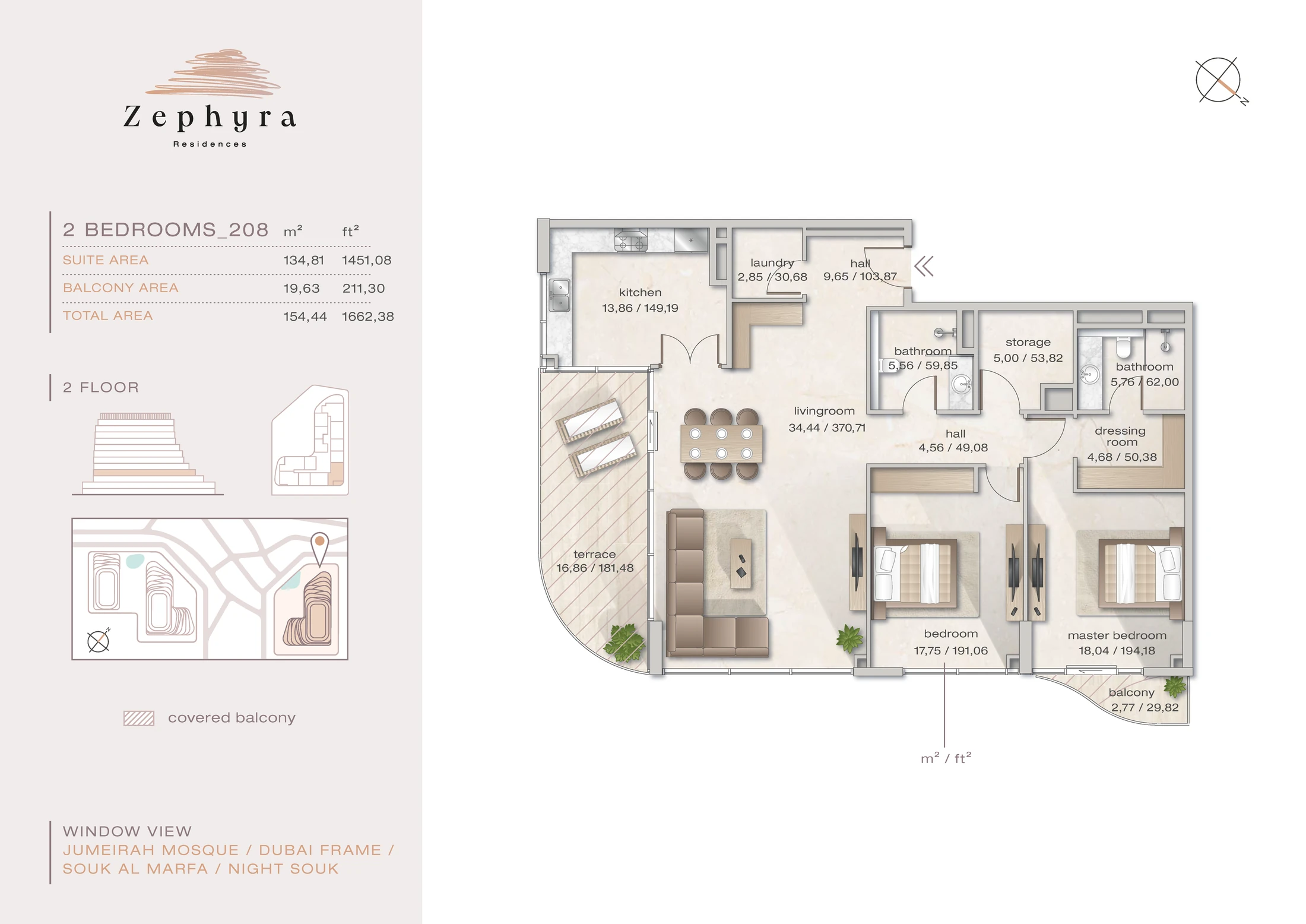 ZEPHYRA 208 floor plan