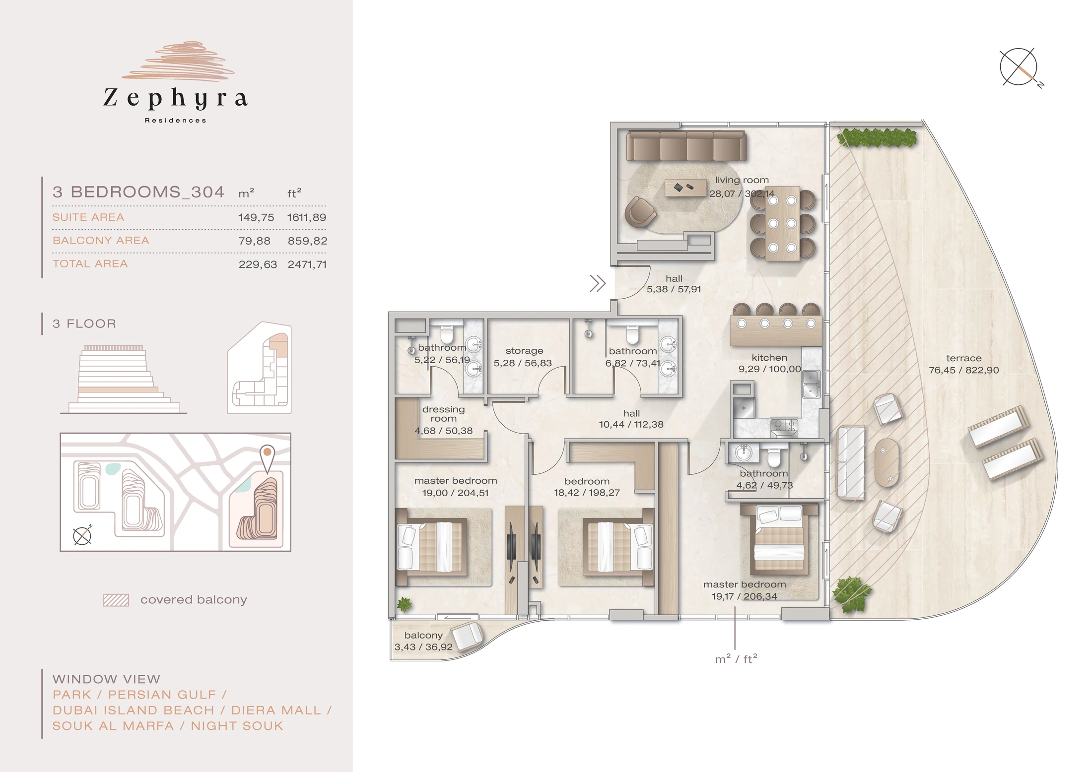 ZEPHYRA 304 floor plan