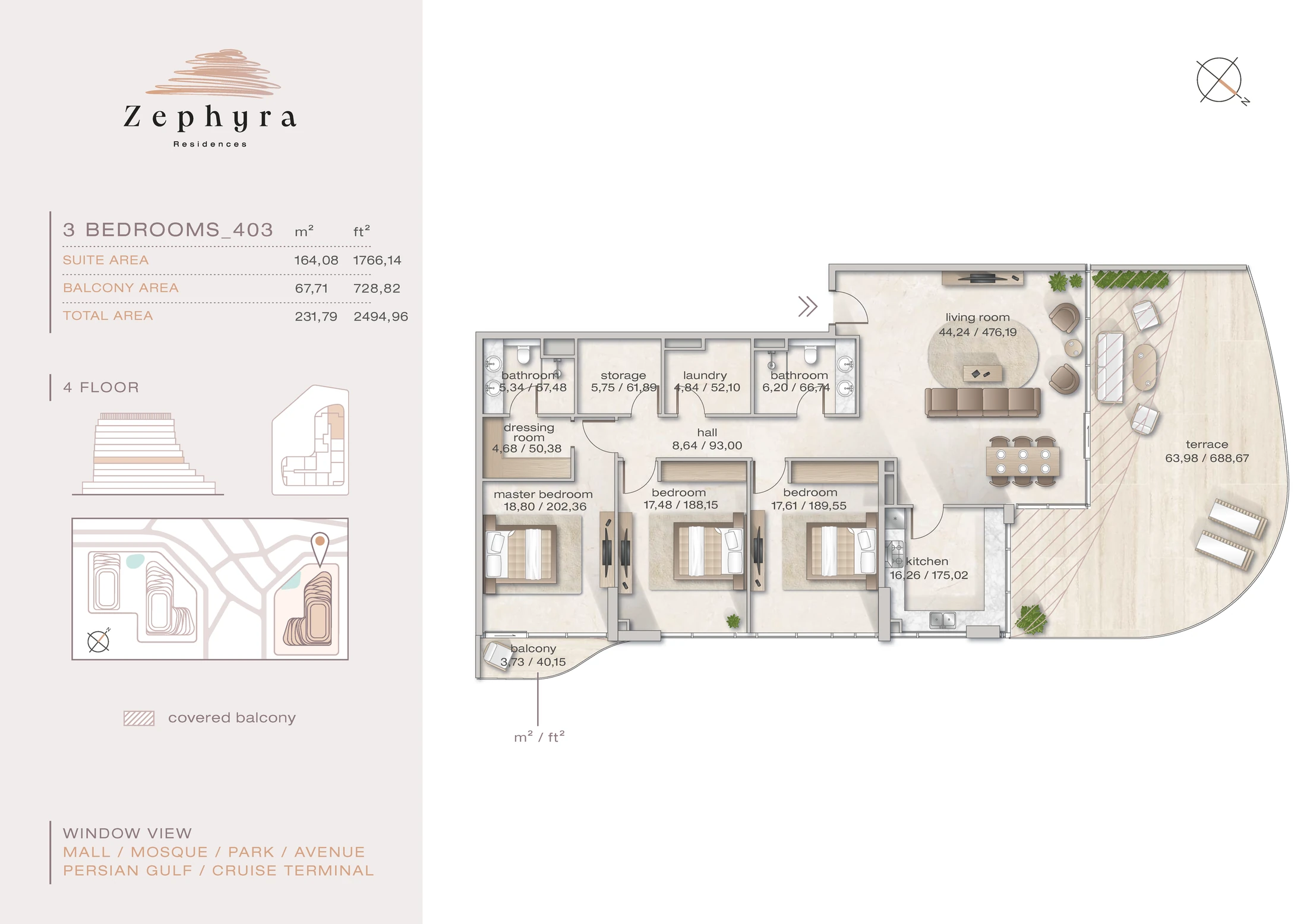 ZEPHYRA 403 floor plan