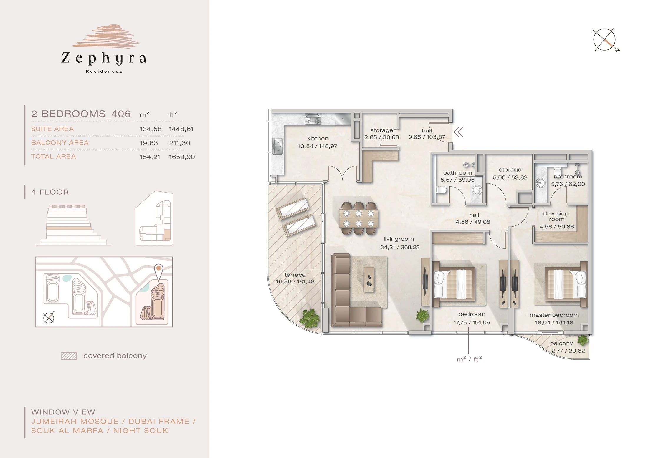 ZEPHYRA 406 floor plan