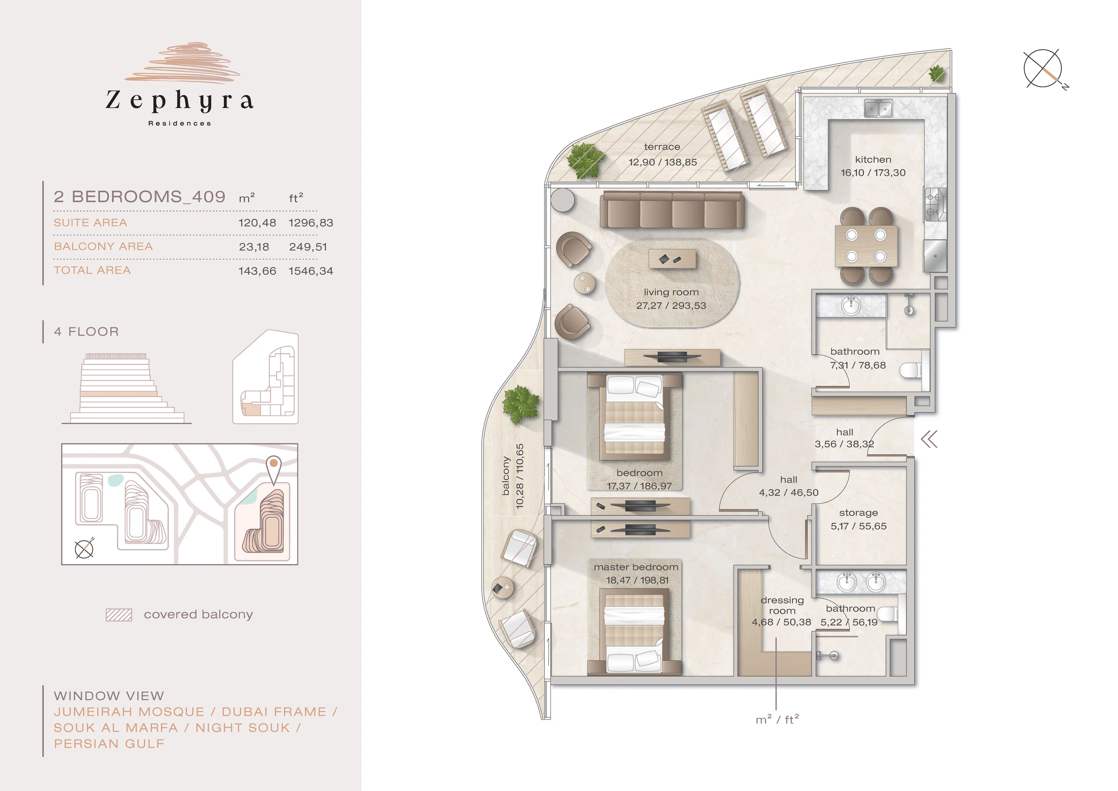 ZEPHYRA 409 floor plan