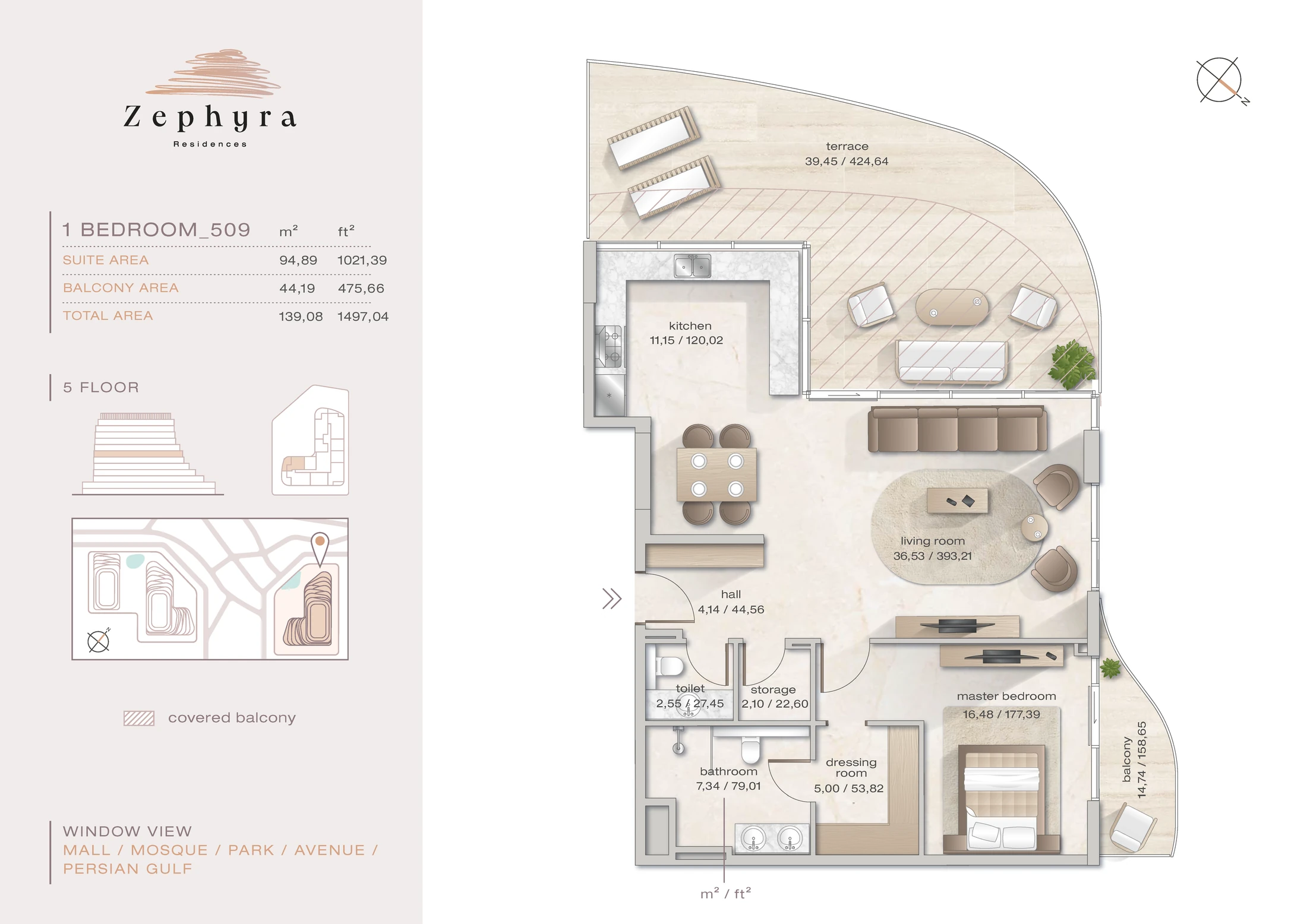 ZEPHYRA 509 floor plan