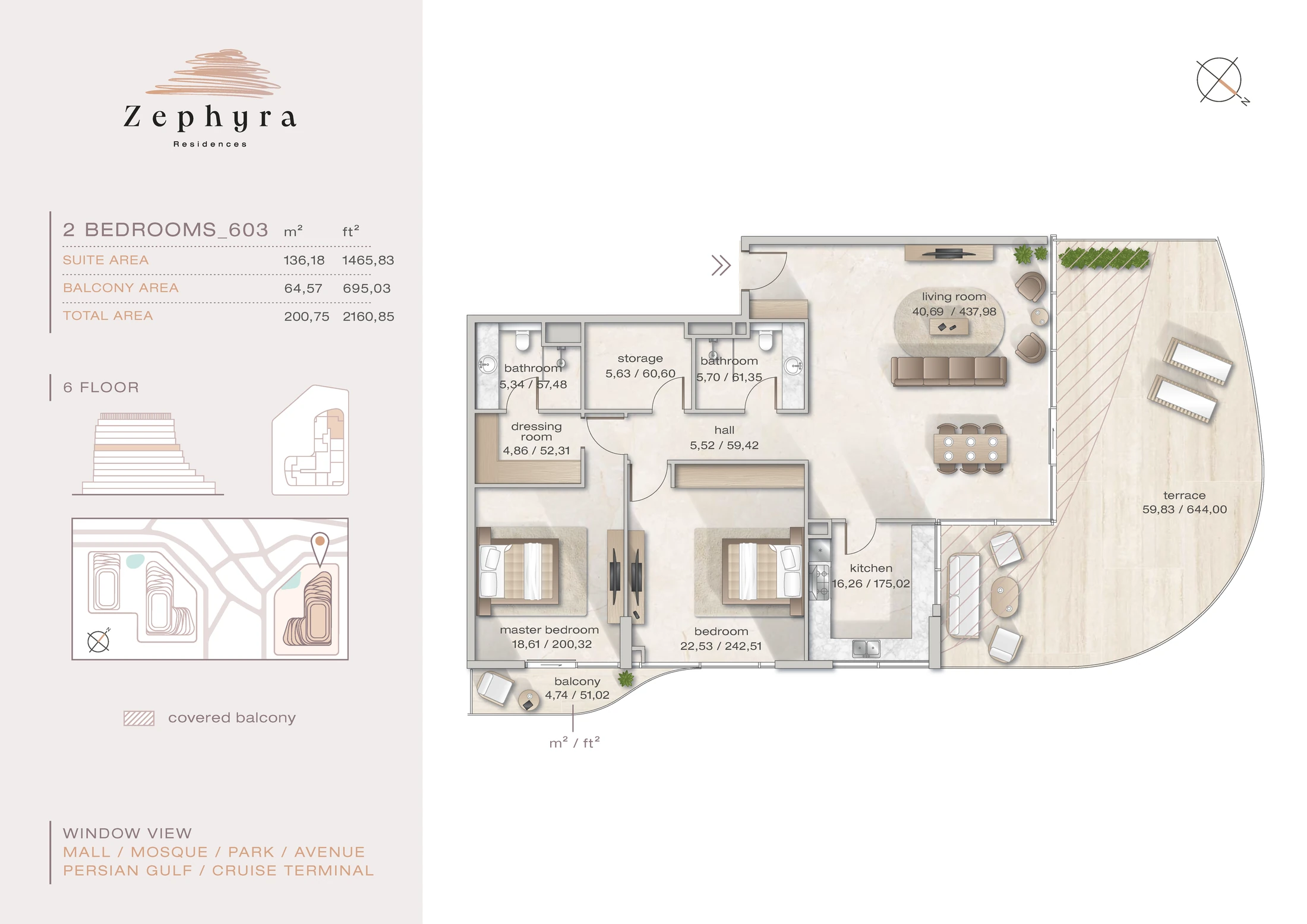 ZEPHYRA 603 floor plan