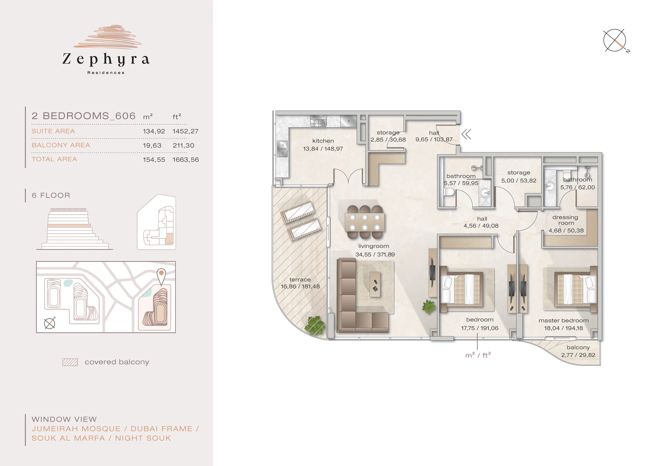ZEPHYRA 606 floor plan