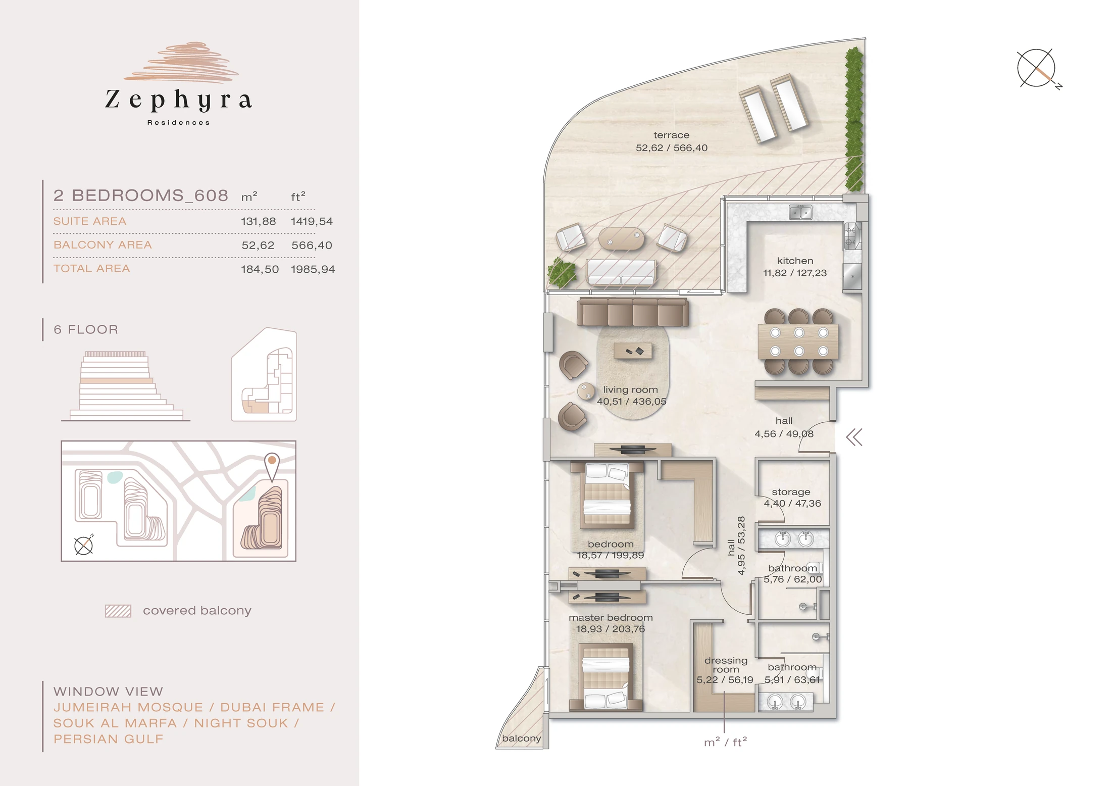 ZEPHYRA 608 floor plan