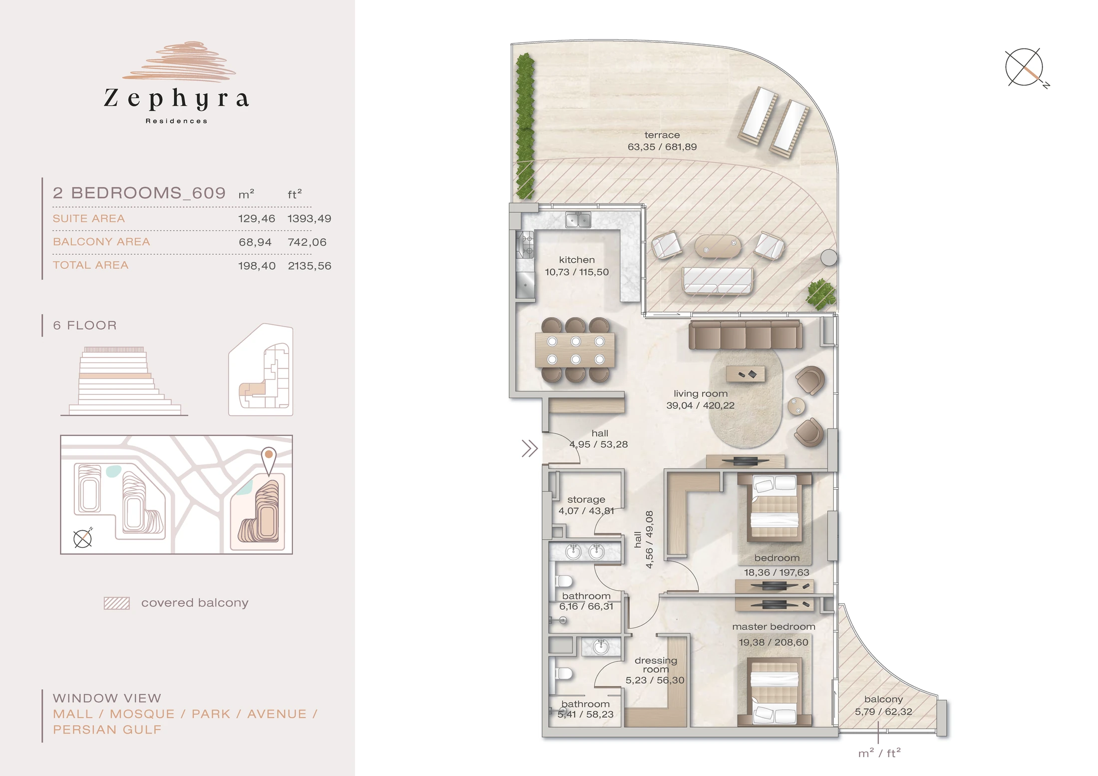 ZEPHYRA 609 floor plan