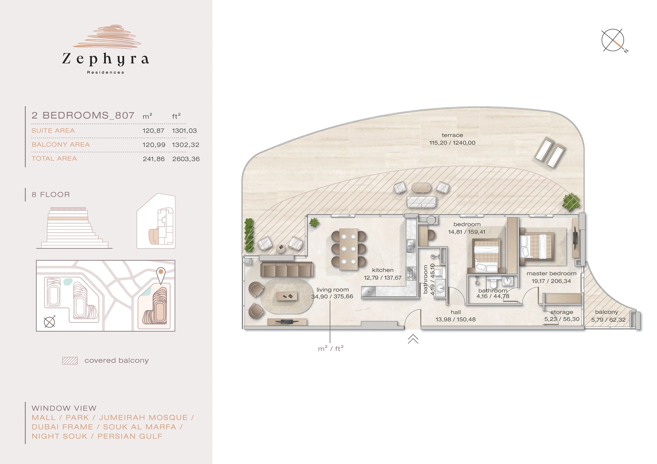 ZEPHYRA 807 floor plan