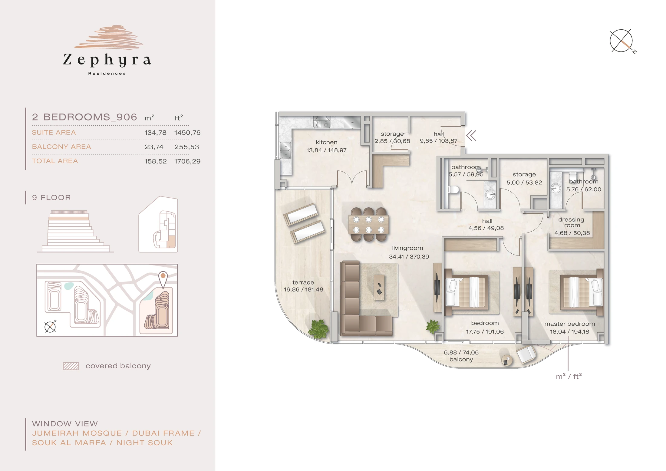 ZEPHYRA 906 floor plan