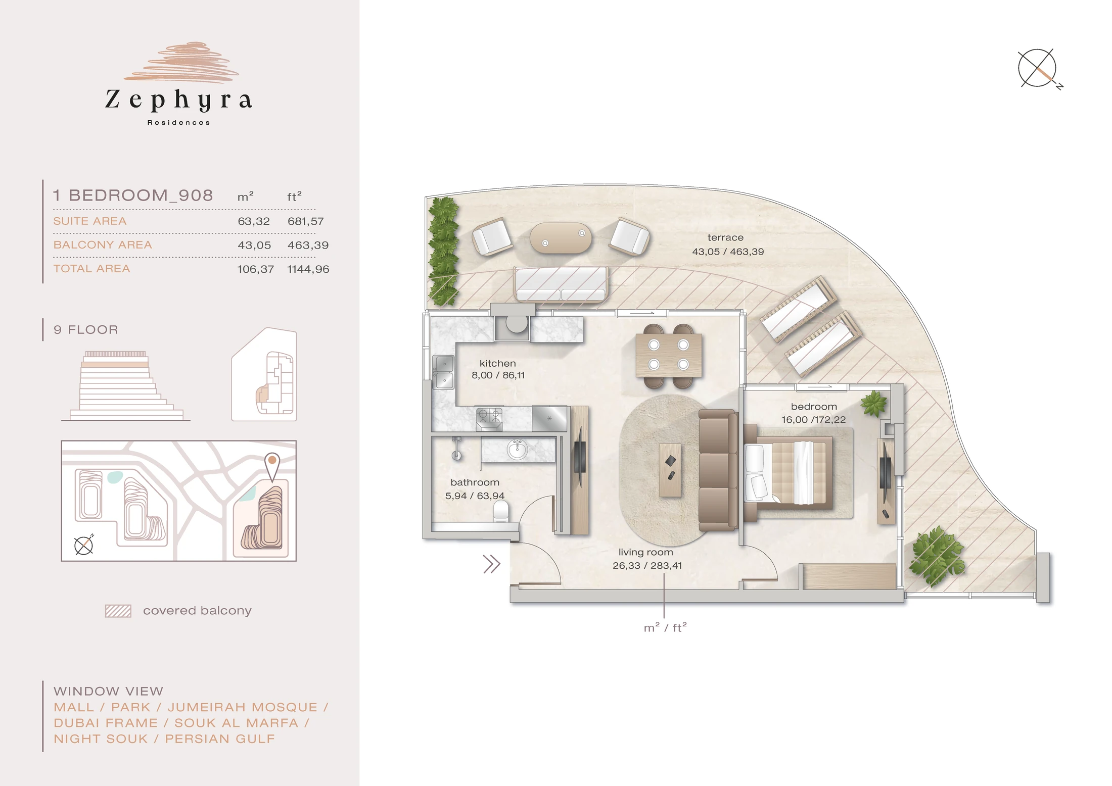 ZEPHYRA 908 floor plan