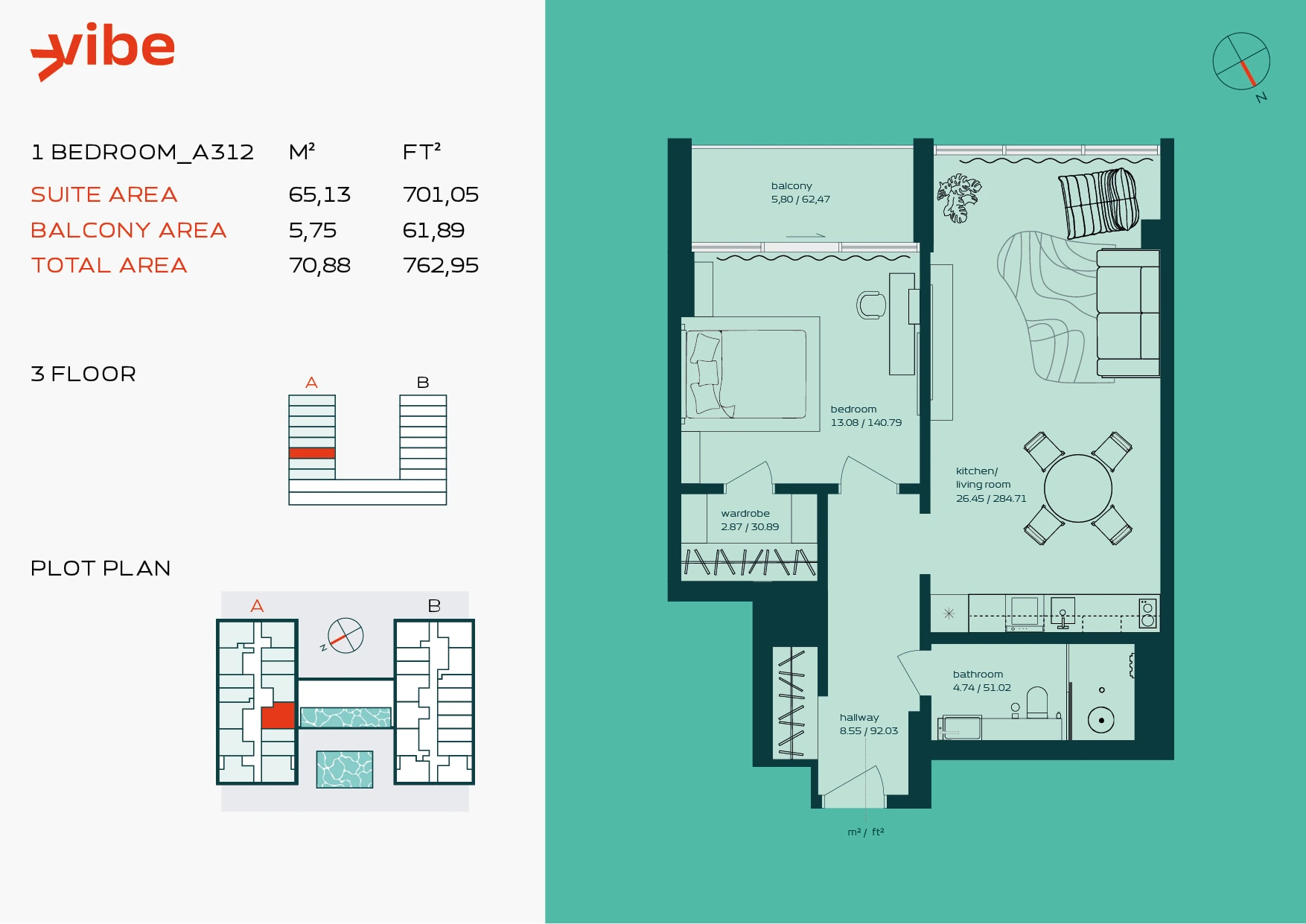 VIBE A312 floor plan