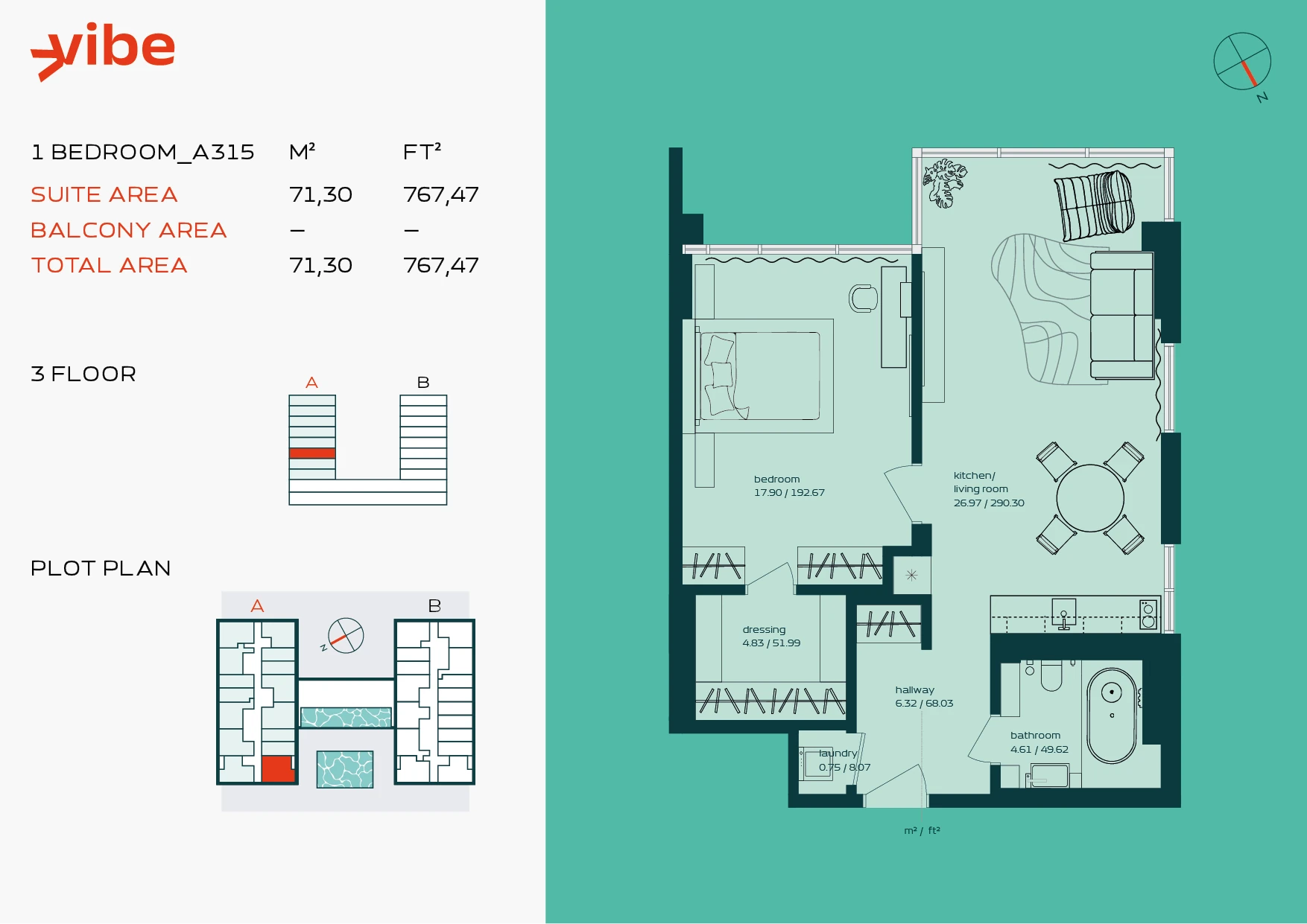 VIBE A315 floor plan
