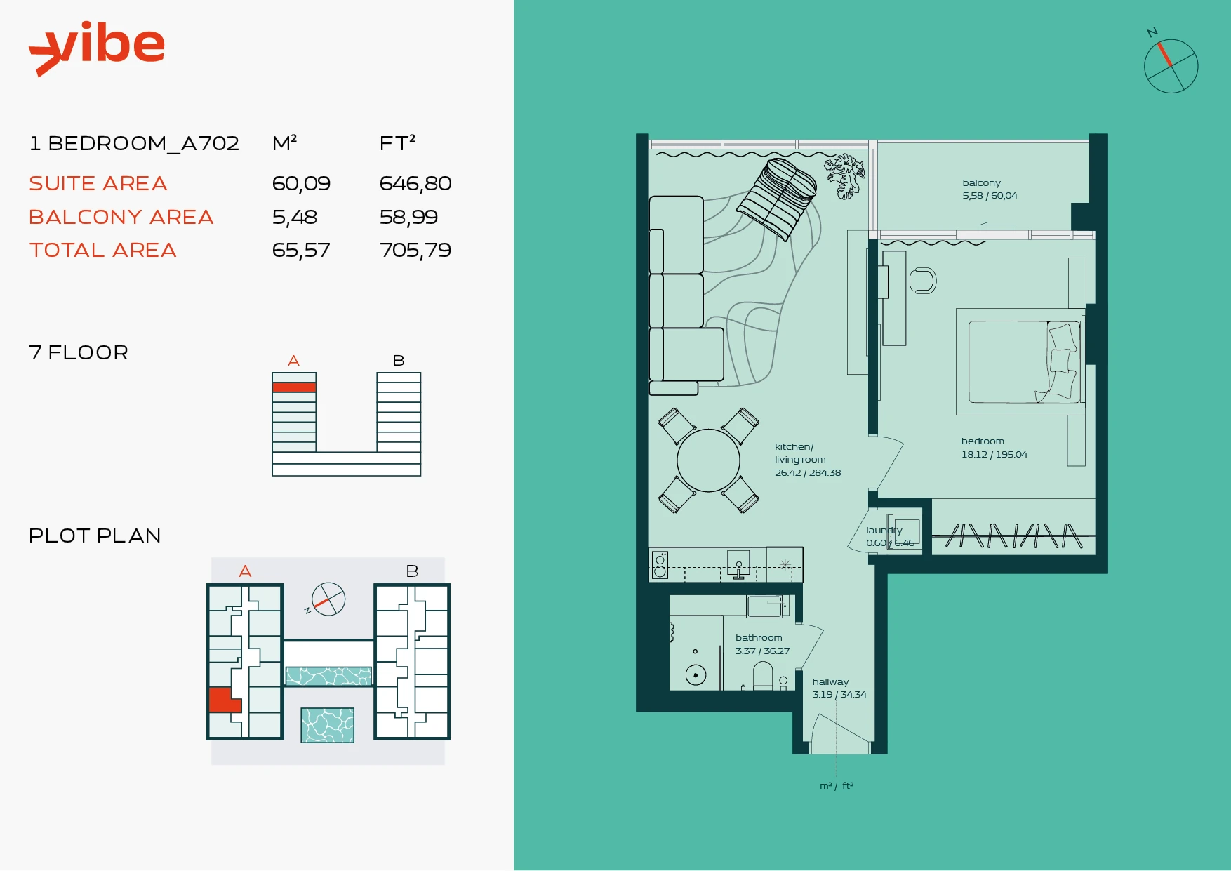 VIBE A702 floor plan