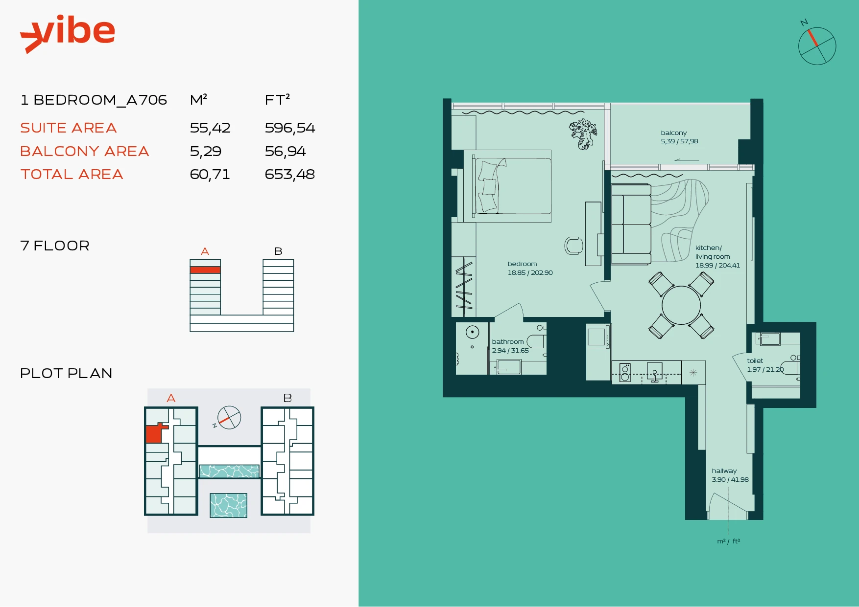 VIBE A706 floor plan