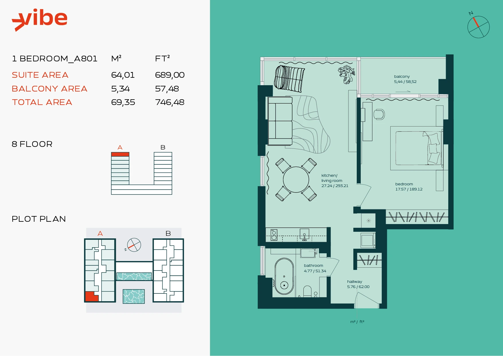 VIBE A801 floor plan