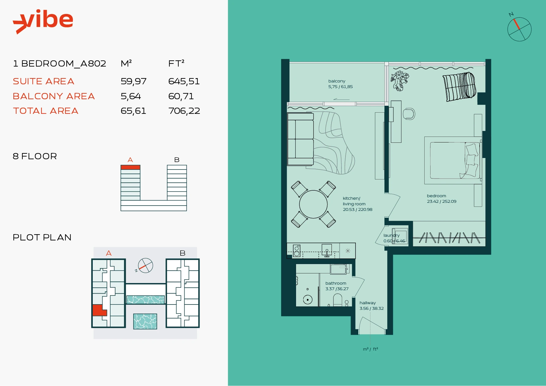 VIBE A802 floor plan