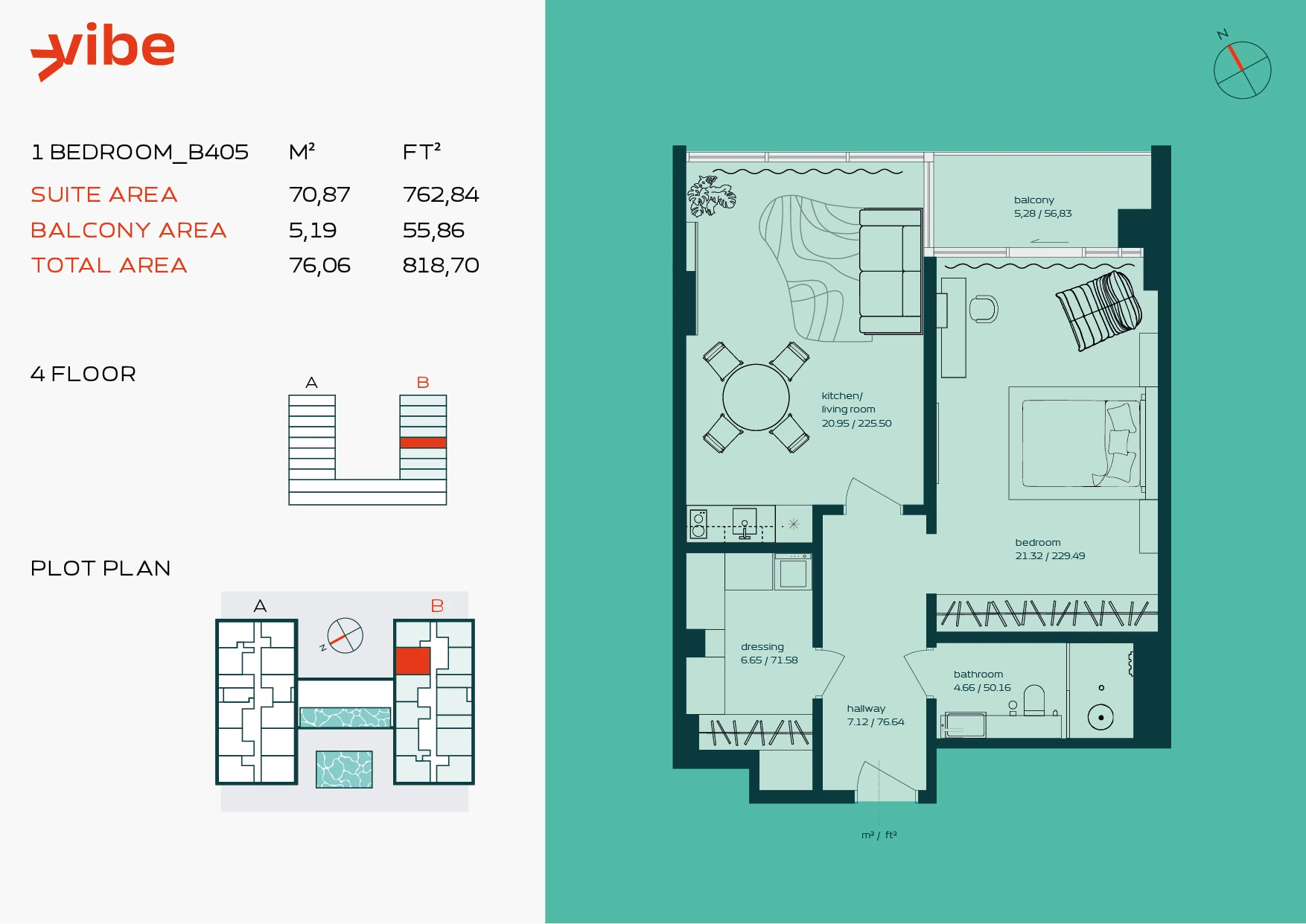 VIBE B405 floor plan